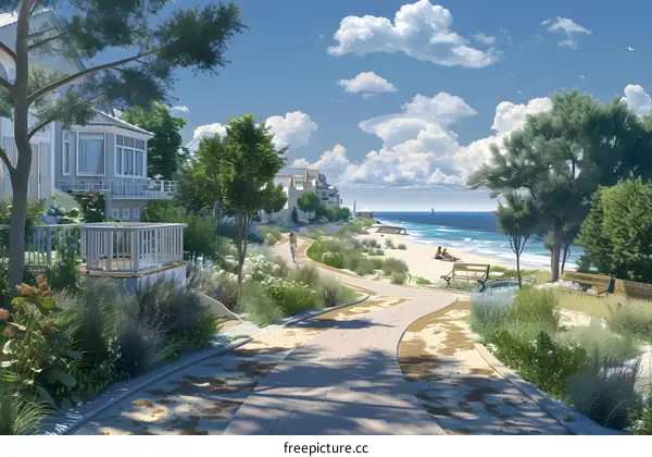 Beachfront homes with private beach access