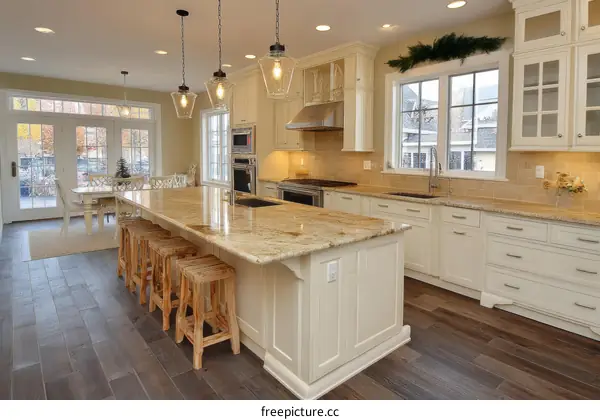 Modern Cream Kitchen Interior Design