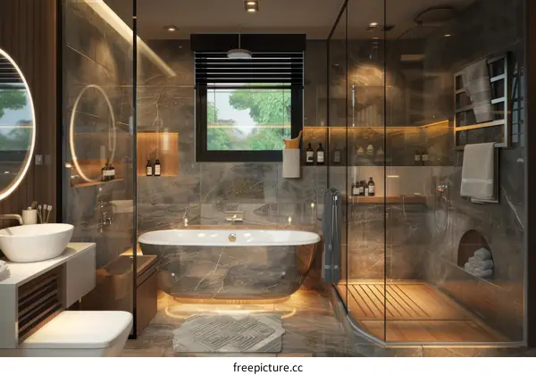 Modern Luxurious Bathroom Design