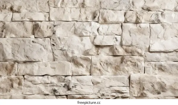 White and gray stone wall texture background