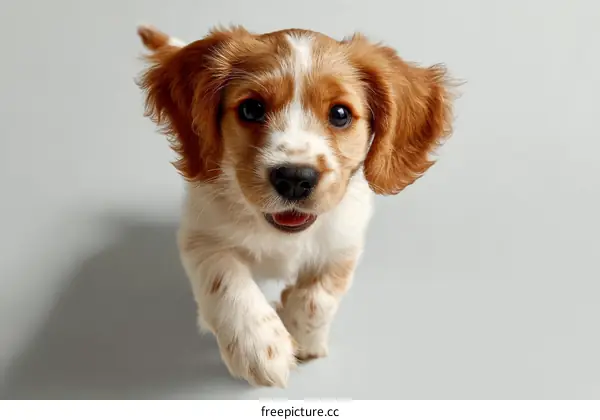 Adorable Puppy Looking Directly at the Camera