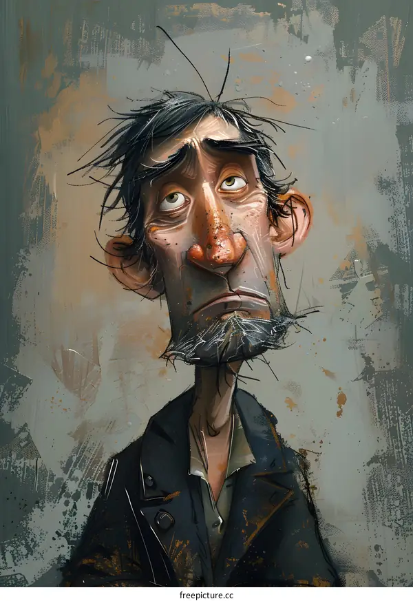 portrait of a man with a long beard