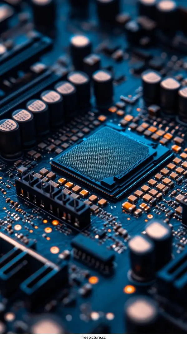 Close Up of Circuit Board Technology