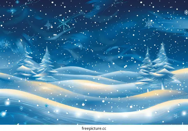 Winter Wonderland: Serene Forest Landscape