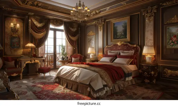 Luxury European Bedroom Interior Design