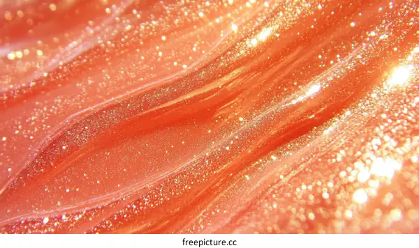 Coral Shimmering Texture Abstract Background