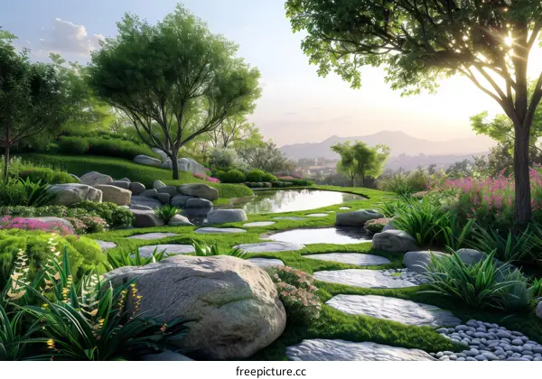 A Stunning Garden of Tranquility and Beauty