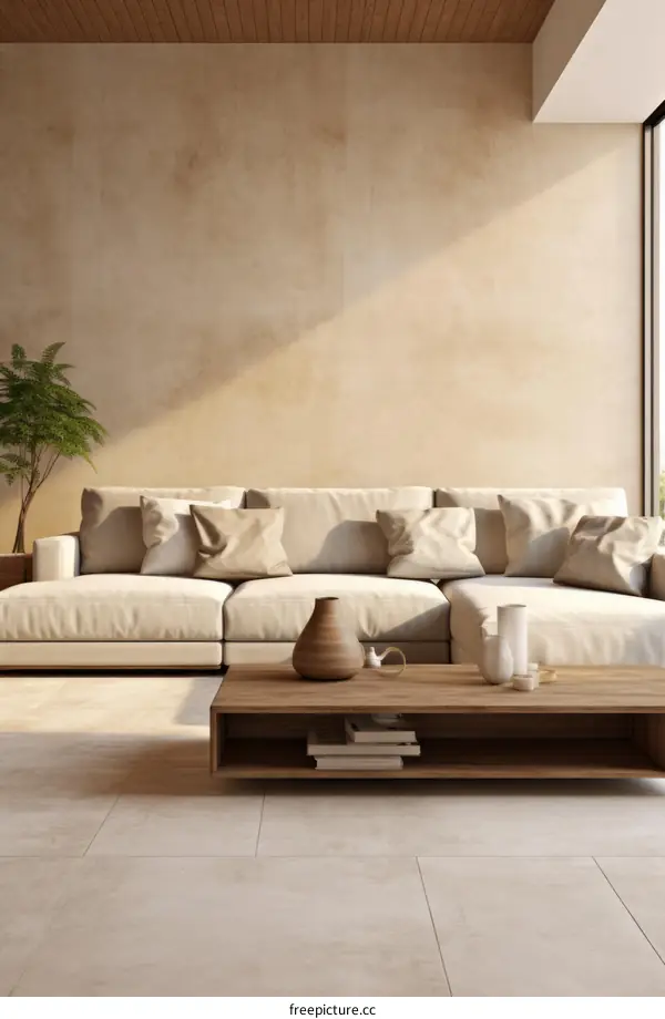 Bright and Airy Living Room With Neutral Colors