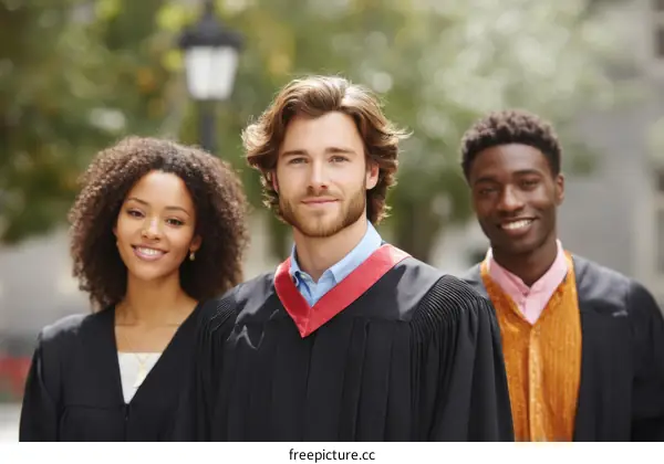 Graduation Ceremony of Diverse Students