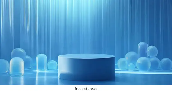 Abstract Blue Product Showcase