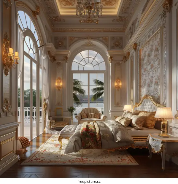 Luxury Bedroom Interior Design with Grand Architecture