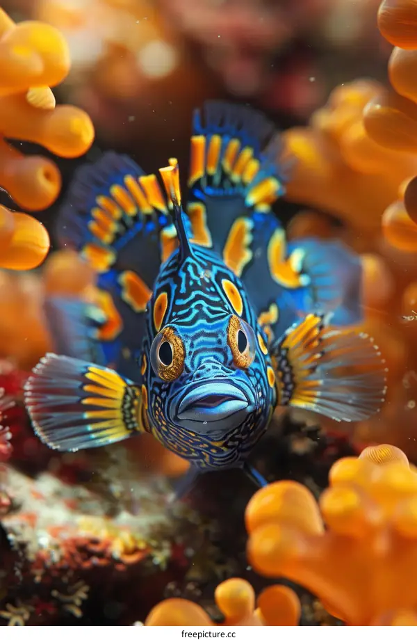 Strikingly Beautiful Mandarin Fish