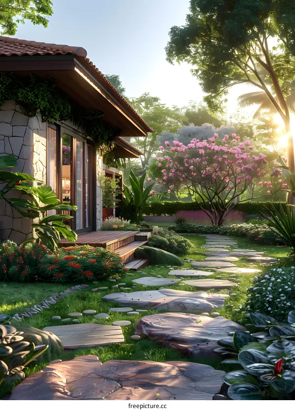 Strolling in the Garden