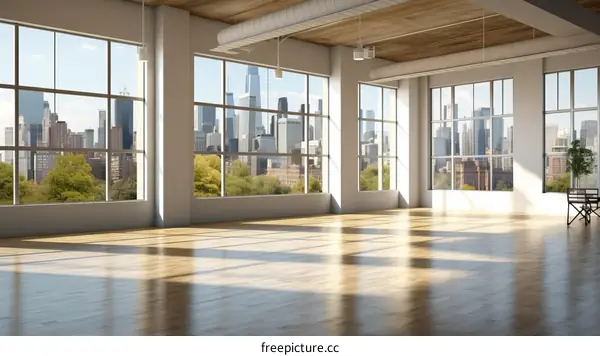 Contemporary Apartment with Cityscape Views