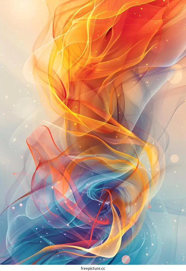 Abstract colorful painting