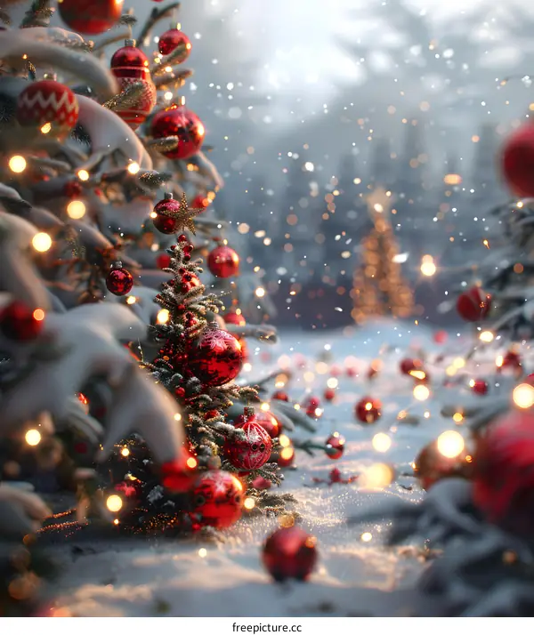 Christmas Snow Scene