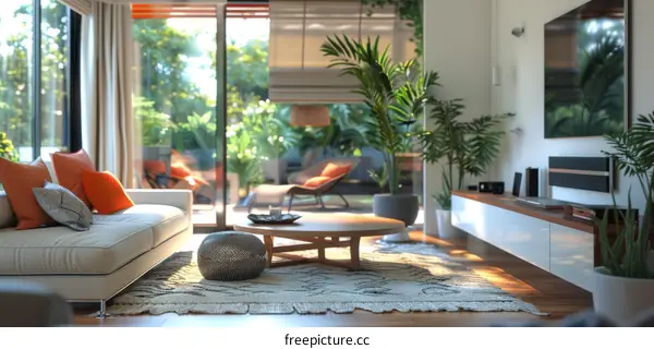 Modern Minimalist Living Room Interior Design