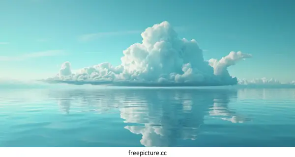 Cloud Over the Sea