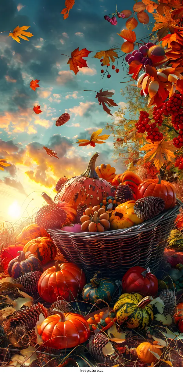 Colorful Autumn Harvest