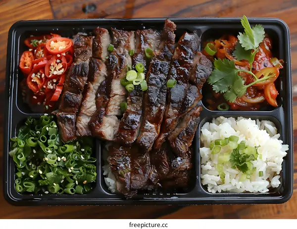 Grilled Beef Bento Box