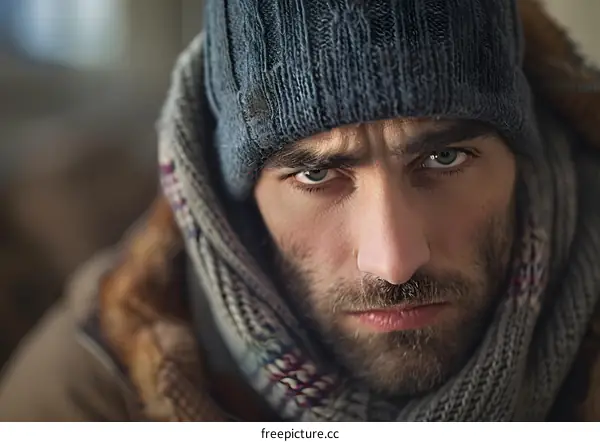 Portrait of a Man with a Beanie