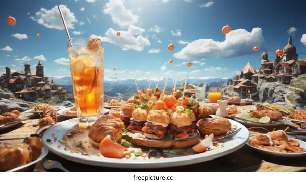 Feasting with a View: Food, Drink, and a Castle Setting