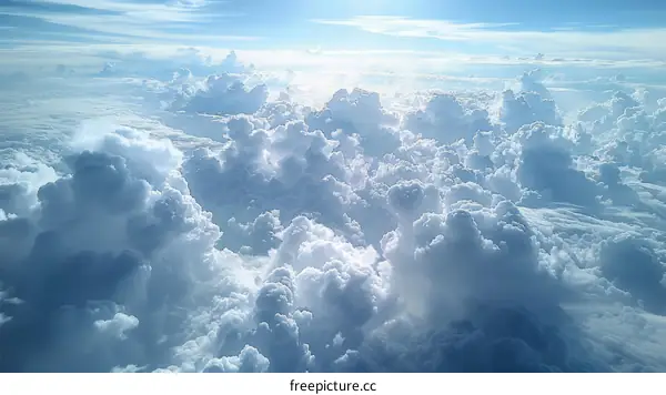 Marvelous Aerial View of Clouds from Above