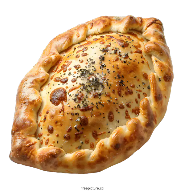 [Transparent Background PNG]A delicious Italian calzone