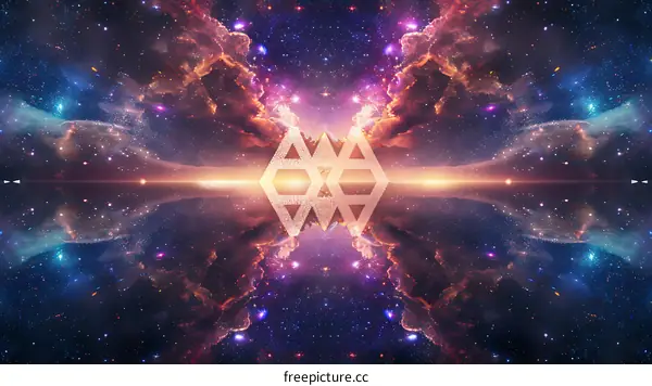 Abstract Galaxy Space Background