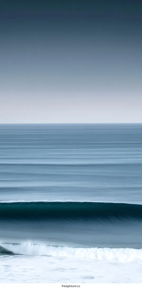 Ocean Wave Crashing On The Shore