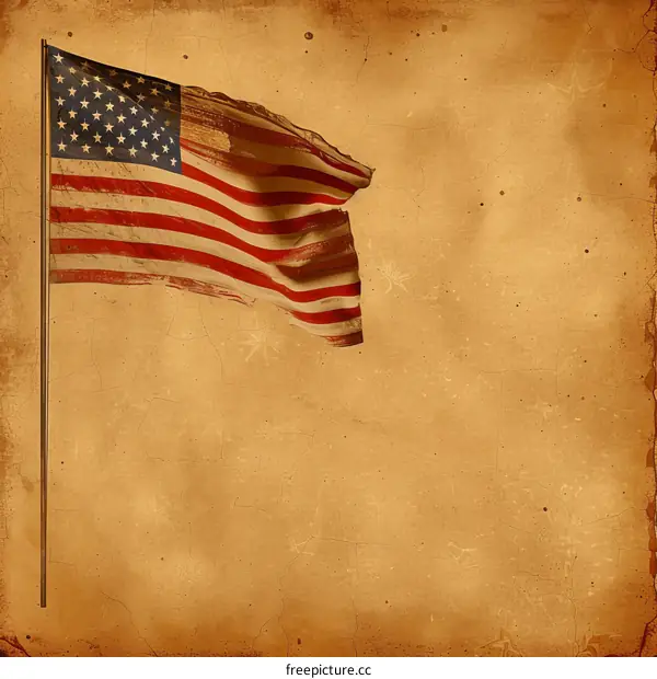 Vintage American Flag