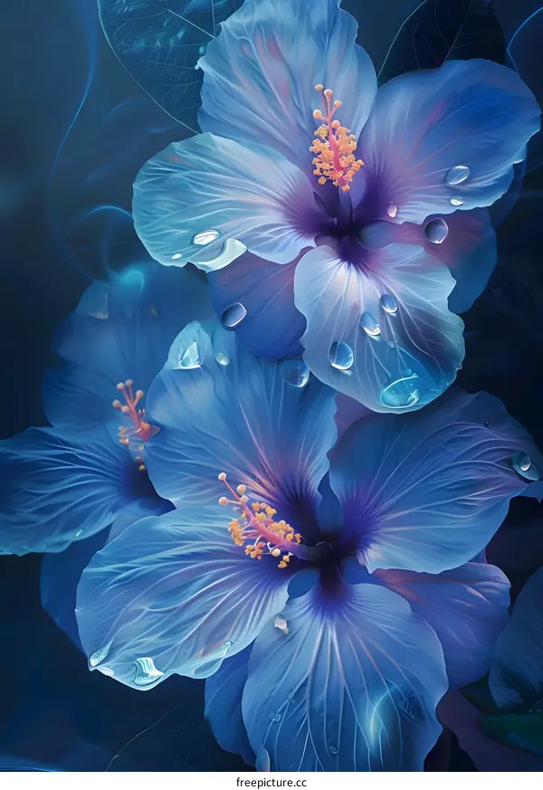 Blue Hibiscus