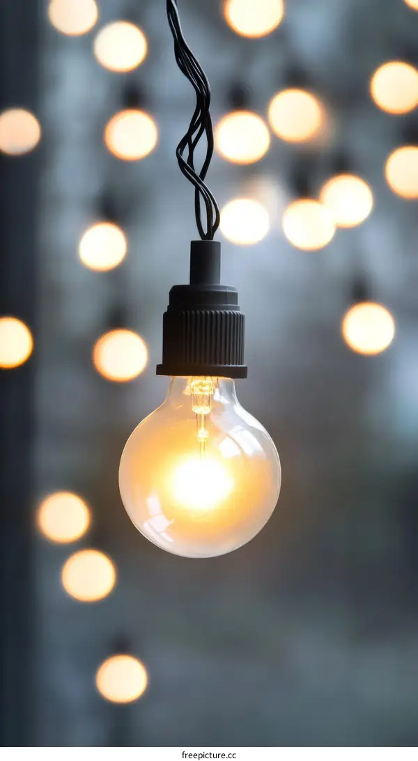 Warm Lighting Edison Bulb Decor