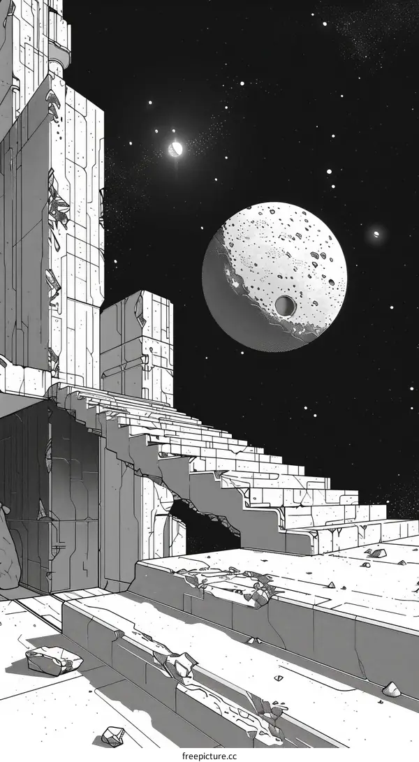 The moon is beautiful tonight