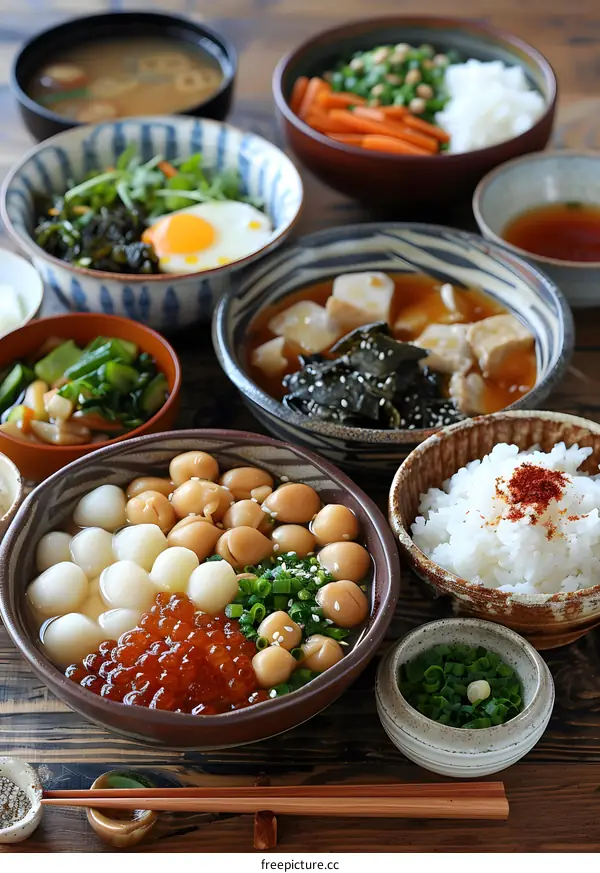 A delicious Japanese breakfast
