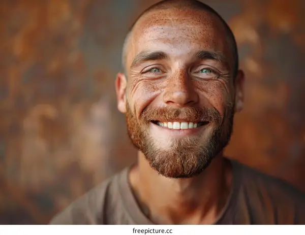 Smiling Man Close-Up Portrait