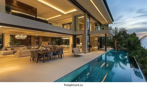 Modern Luxury Villa with Infinity Pool and Ocean View