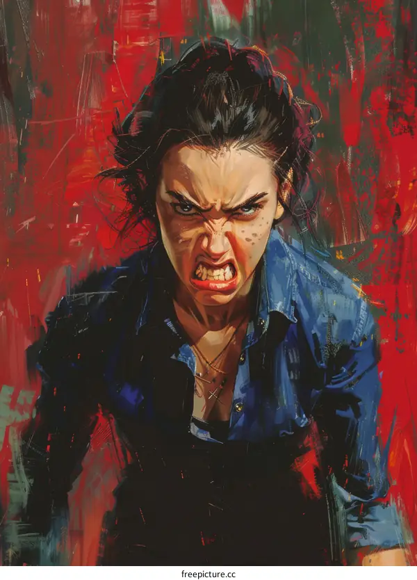 Angry woman