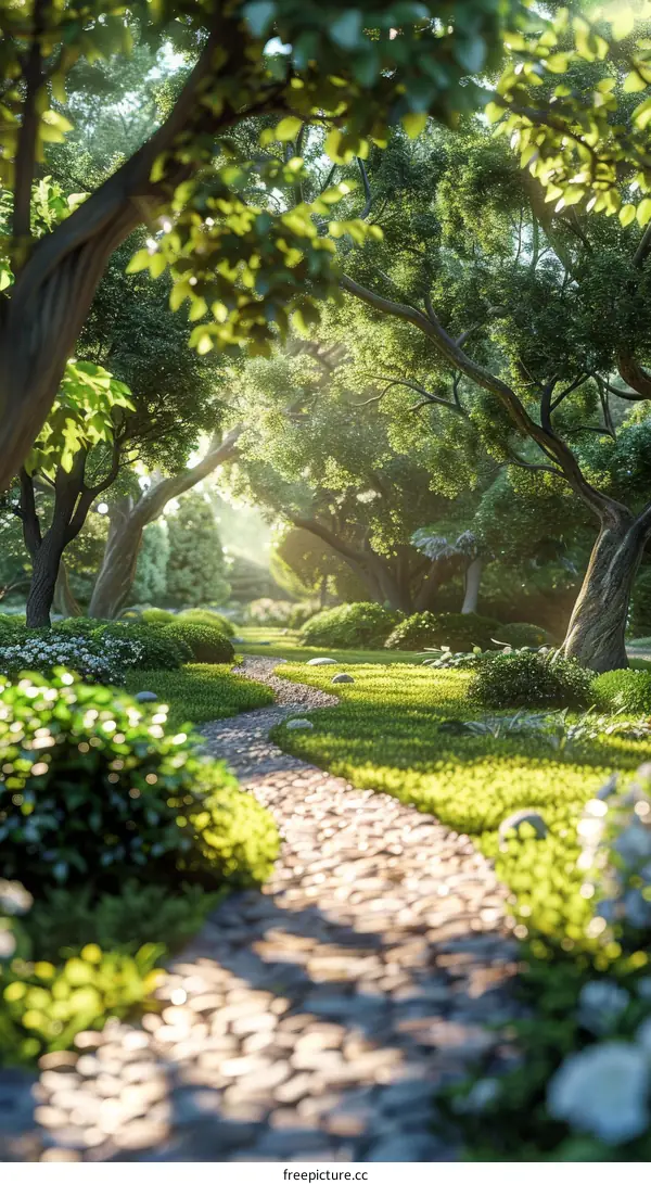 A beautiful forest path