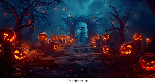 Halloween Jack-o-lantern