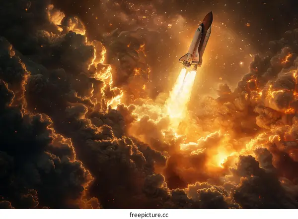 Space Shuttle Atlantis Launch