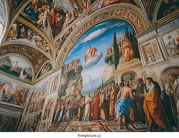 The Separation of Light from Darkness in the Sistine Chapel Ceiling