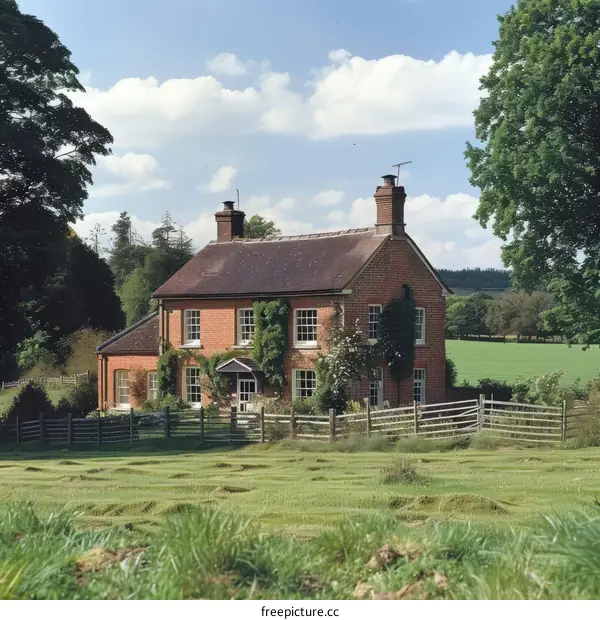 A Beautiful English Country Home Set in a Serene Landscape