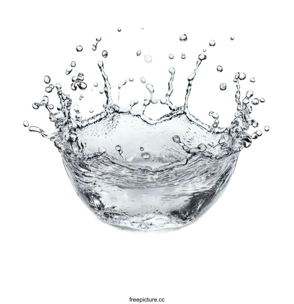 [Transparent Background PNG]Water Splash Art Abstract  Design