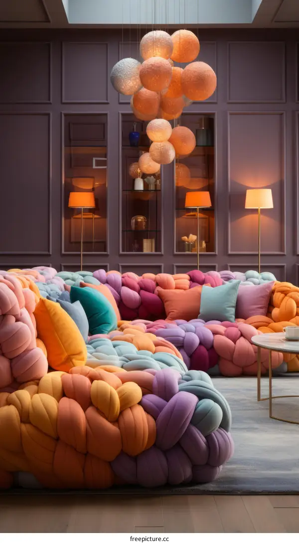 Colorful and Unique Sofa Design