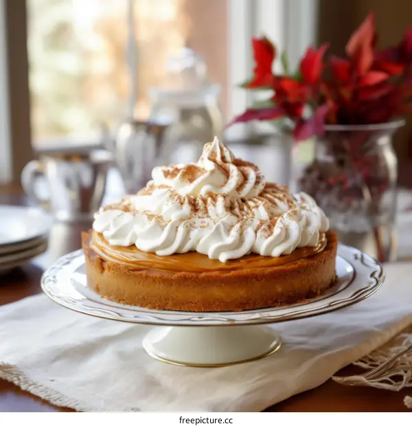 No-Bake Pumpkin Cheesecake with Dulce de Leche