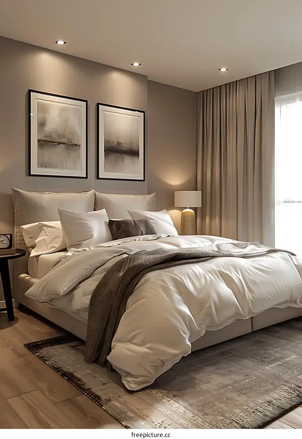 Bedroom in IKEA style