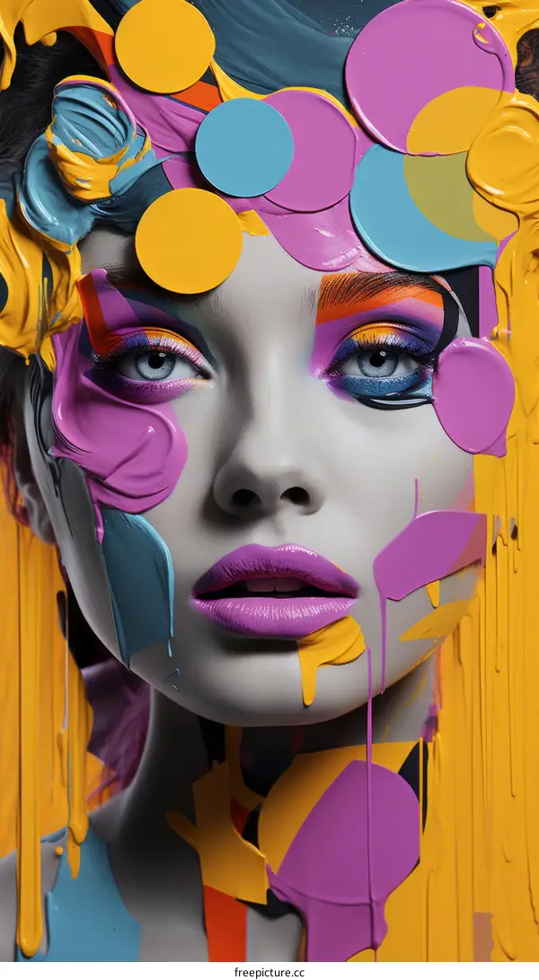 Colorful Face Paint