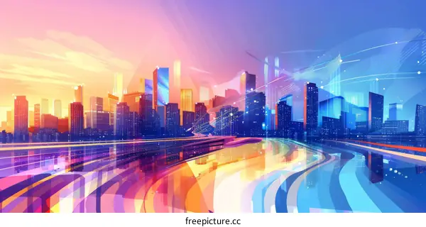 City Lights at Night