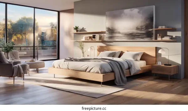 Modern bedroom interior design